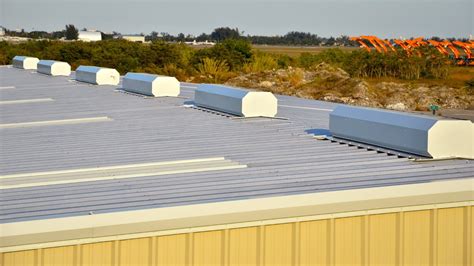 metal building roof vents types